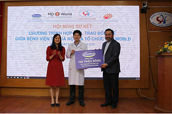 Hợp tác giữa Bệnh viện tim Hà Nội và Tổ chức MD1World đem lại nhiều cơ hội chữa trị cho các bệnh nhân nhi tim mạch